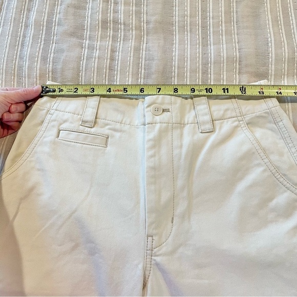 Madewell Relaxed Chino Pants in Antique Cream 0 High Rise NWT - Picture 11 of 13